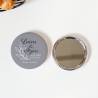 Espejo personalizado chapa "Bodas de plata" Detalles boda - Chapas Espejos Personalizados Boda