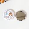Espejo personalizado chapa "Cristina" Detalles comunión - Chapas Espejos Personalizados Comunión