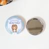 Espejo personalizado chapa "Martina Azul" Detalles comunión - Chapas Espejos Personalizados Comunión