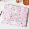 Libro de mi bebé cuna rosa, álbum de recuerdos infantiles con estrellas - Accesorios