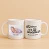 Taza personalizada Quieres ser mi madrina - Detalles personalizables para Bautizo