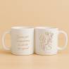 Taza personalizada de boda Iniciales - Tazas personalizadas de boda