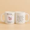 Taza personalizada con foto bautizo niña - Detalles personalizables para Bautizo
