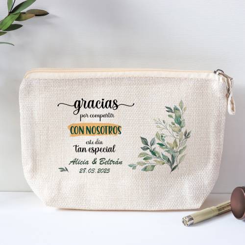 Neceser personalizado de boda "Especial" - Detalles personalizables para Boda