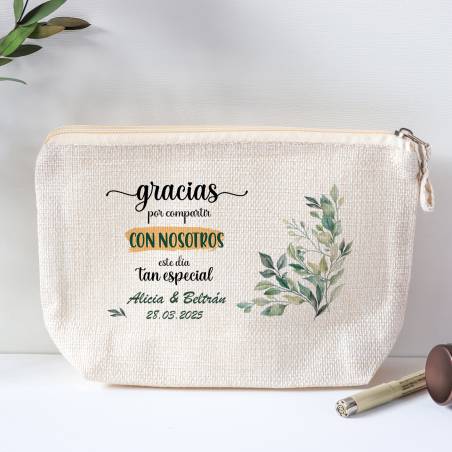 Neceser personalizado de boda "Especial" - Detalles personalizables para Boda