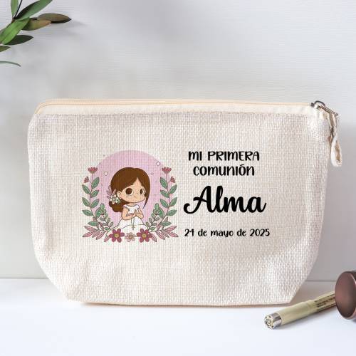 Neceser personalizado de comunión "Muñeca" - Detalles personalizables para Comunión