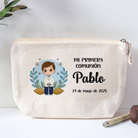 Neceser personalizado de comunión "Muñeco" - Detalles personalizables para Comunión