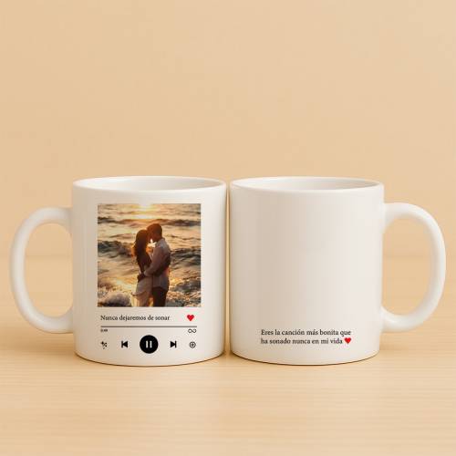 Taza personalizada spotify - Tazas personalizadas de boda