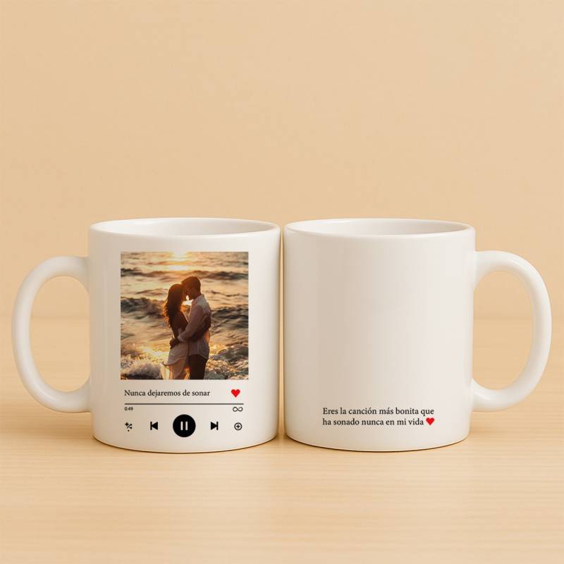 Taza personalizada spotify - Tazas personalizadas de boda