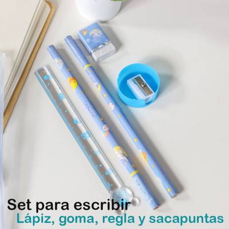 Set material escolar "espacio" Regalos para niños - Detalles Cumpleaños