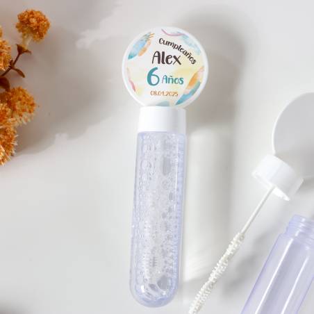 Pack 24 Pomperos personalizados cumpleaños con pegatina "Colores" Detalles para cumpleaños - Inicio