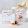 Bálsamo labial personalizado con tarjeta para bautizo "Modelo Luna" - Bálsamos Labiales Personalizados Bautizo