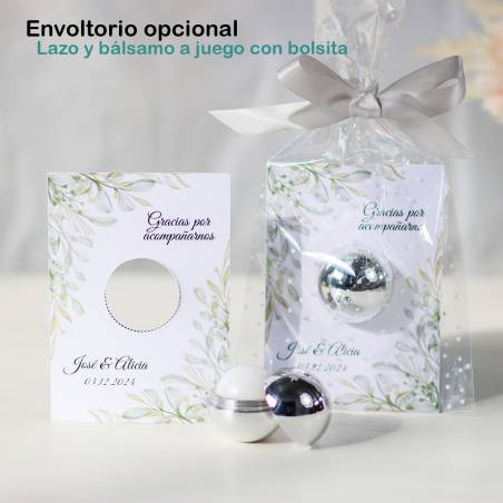 Bálsamo personalizado con tarjeta "Selva" Detalles de bautizo - Inicio