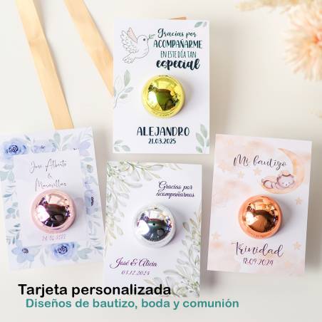 Bálsamo personalizado con tarjeta "Selva" Detalles de bautizo - Inicio