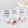 Bálsamo labial personalizado con tarjeta para boda "Modelo Compartir" - Bálsamos Labiales Personalizados Boda