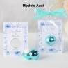 Bálsamo labial personalizado con tarjeta para boda "Modelo Azul " - Bálsamos Labiales Personalizados Boda