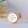 Yoyo pegatina personalizada "Elefante Niña" para niña bautizo - Yoyo personalizado bautizo