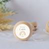 Yoyo pegatina personalizada "Arcoíris" para niño bautizo - Yoyo personalizado bautizo