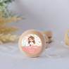 Yoyo pegatina personalizada "Modelo Flores" para niña comunión - Yoyo personalizado comunión