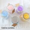 Vela personalizada en jarrita "Modelo bautizo Gemelas" Detalles personalizados bautizo - Inicio
