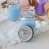 Vela personalizada en jarrita "Modelo Bodas de Plata" Detalles boda - Velas personalizadas boda