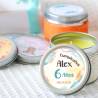 Vela personalizada aromática "Colores" detalles cumpleaños - Velas personalizadas de cumpleaños