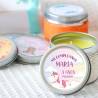 Vela personalizada aromática "Unicornios" detalles cumpleaños - Velas personalizadas de cumpleaños