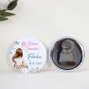 Abridor con imán personalizado "Acuarela Niña" detalles comunión - Abridor Imán Personalizado Comunión