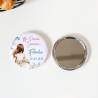 Espejo personalizado chapa "Acuarela Niña" Detalles comunión - Chapas Espejos Personalizados Comunión