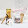 Mini Nutella personalizada 25 g con galleta "Acuarela niña" Detalles comunion - Detalles gourmet personalizados de comunión