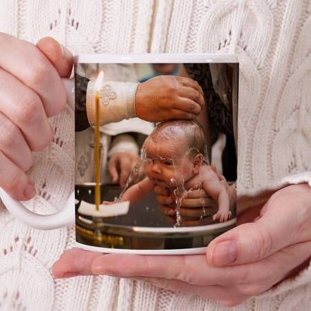 Taza personalizada barata con foto y frase - Inicio