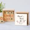 Juego 3 en raya personalizado con pegatina "Juntos" Detalles invitados boda - Juegos personalizados de boda