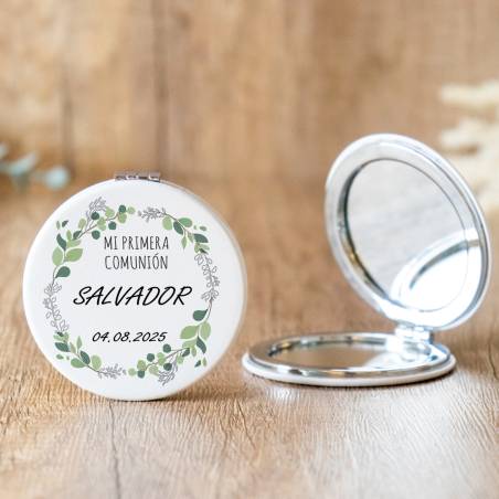 Espejo personalizado "Modelo Arco y Ramas" Detalles comunión - Espejos personalizados comunión