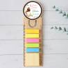 Marcapáginas personalizado de madera "Acuarela niña" Detalles invitados comunión - Marcapáginas personalizados de comunión