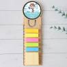 Marcapáginas personalizado de madera "Océano" Detalles invitados comunión - Marcapáginas personalizados de comunión