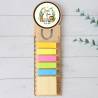 Marcapáginas personalizado de madera "Modelo Selva" Detalles invitados cumpleaños - Marcapáginas personalizados de cumpleaños