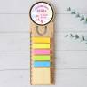Marcapáginas personalizado de madera "Modelo Unicornio" Detalles invitados cumpleaños - Marcapáginas personalizados de cumpleaño