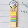 Marcapáginas personalizado de madera "Modelo Princesas" Detalles invitados cumpleaños - Marcapáginas personalizados de cumpleaño