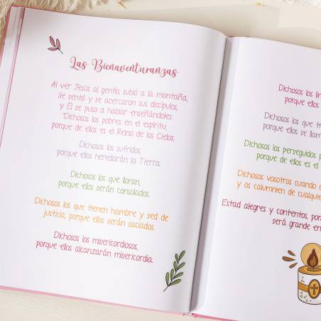 Libro de firmas y álbum de fotos comunión niña - Libros Comunión Firmas y Huellas