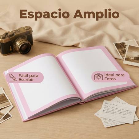 Libro de firmas y álbum de fotos comunión niña - Libros Comunión Firmas y Huellas