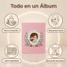 Libro de firmas y álbum de fotos comunión niña - Libros Comunión Firmas y Huellas