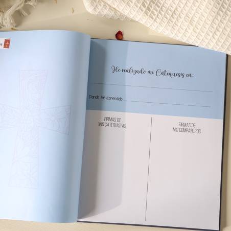 Libro de firmas y álbum de fotos comunión niño - Libros Comunión Firmas y Huellas
