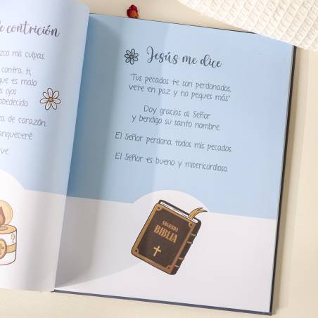 Libro de firmas y álbum de fotos comunión niño - Libros Comunión Firmas y Huellas