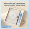 Diario secreto Mi Primera Comunión Niño, Bolígrafo Mágico con Luz, 18x13 cm - Libros Comunión Firmas y Huellas