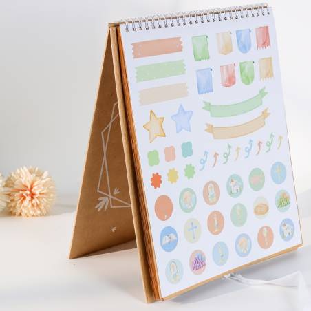 Libro de Firmas Primera Comunión Unisex Kraft 28x23 cm, Decoración figura - Libros Comunión Firmas y Huellas