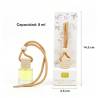Ambientador de Coche Jazmín 8 ml para Comunión Detalles para invitados - Detalles para comunión