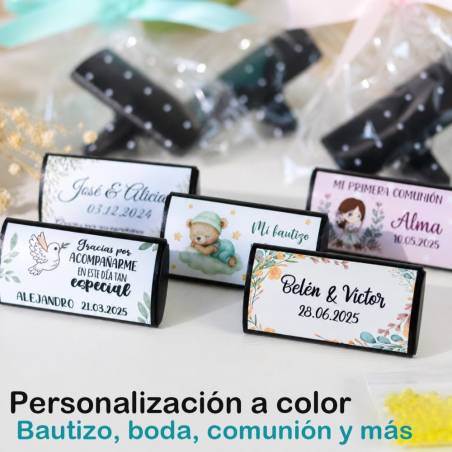 Ambientador de Coche Personalizado para Bautizo "Modelo Selva" - Inicio