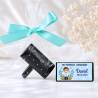 Ambientador de Coche Personalizado para Comunión "Modelo Puntos azul" - Detalles personalizados para Comunión