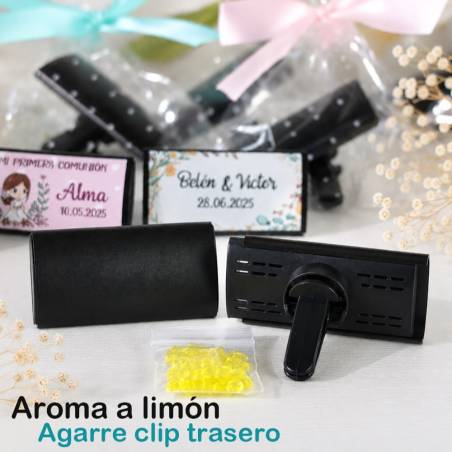 Ambientador de Coche Personalizado para Bautizo "Modelo Selva" - Inicio