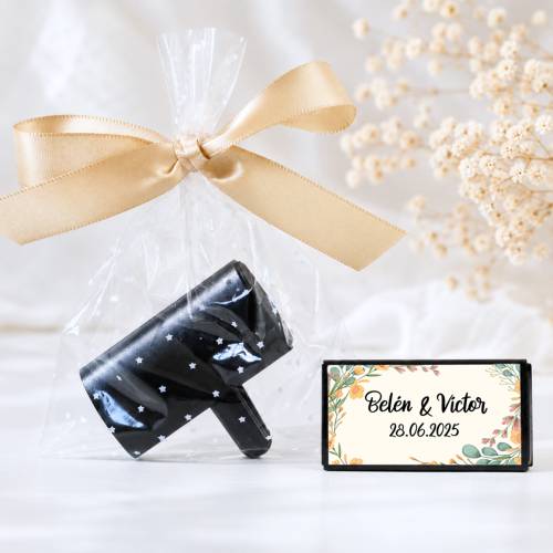 Ambientador de Coche Personalizado para Boda "Modelo Colorines" - Detalles personalizados para Boda